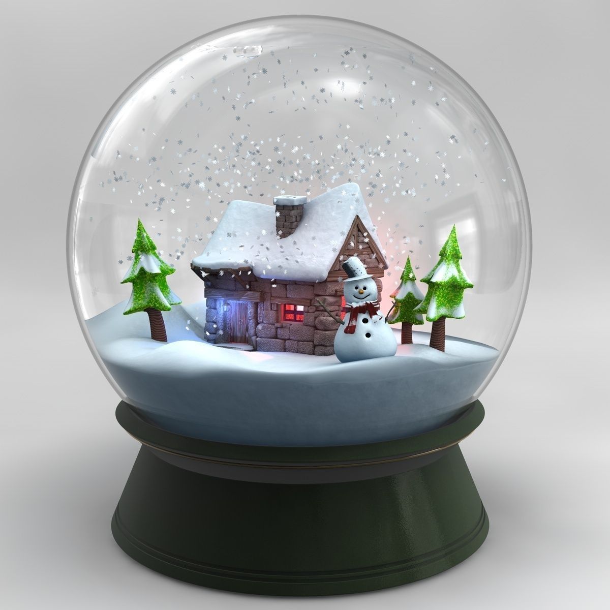 personalized photo snow globe